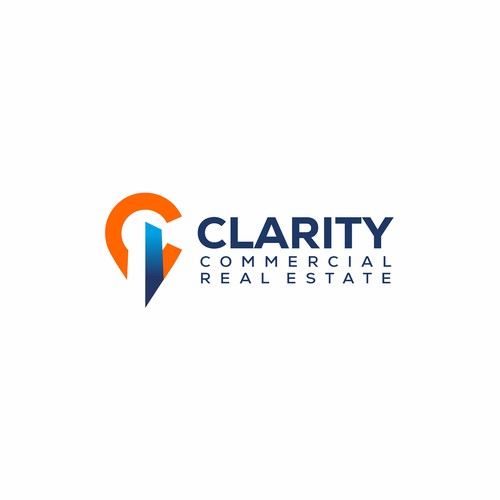Logo + Brand Guide for Clarity Commercial Real Estate Design by Brain.co