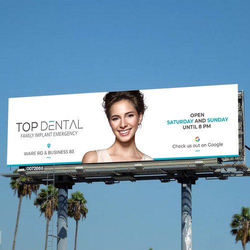 コンペ「billboard design for dental office」のデザイン by Deep@rtさん 