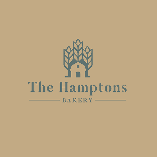 The Hamptons Bakery Logo Design by OUIME™