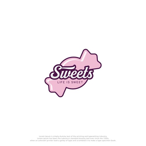 Logo for scandinavian high end Pick N Mix candy store Design by D4.studio