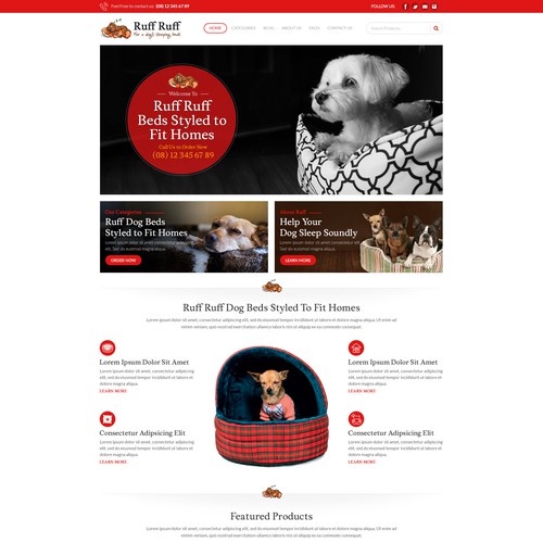 Homepage needed for Doggy Website Design by OMGuys™