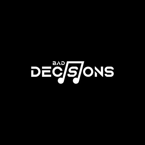 Bad Decisions Cover Band Logo Design by InfiniDesign