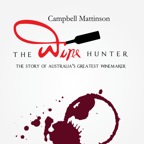 Book Cover -- The Wine Hunter Diseño de Leukothea