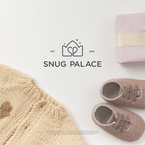 Design di Snug Palace- House of elevated, knitted organic cotton baby goods di Stark Graphic