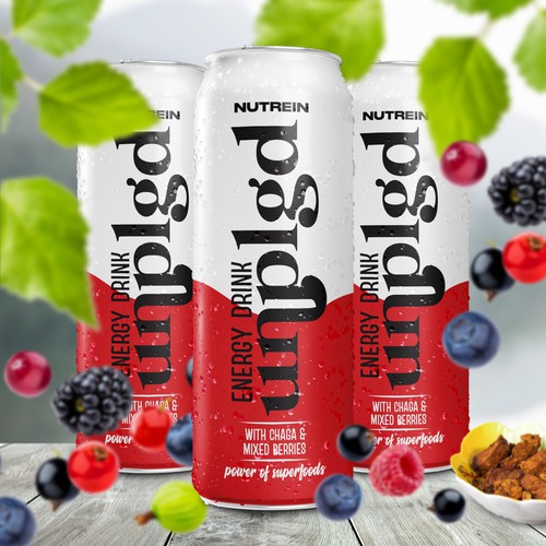 NEW ENERGY DRINK Design by Aleina Co.