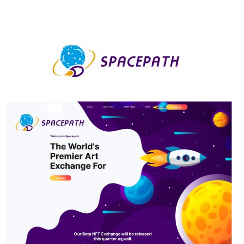 SpacePath Logo Contest winner will receive $500 Réalisé par Creativos79