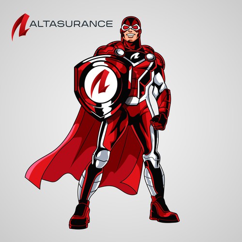 Design an Awesome Superhero Mascot for Insurance Firm Design by harwi studio