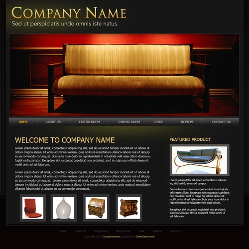 1-3 Page Website Template Design von WEBFARRM