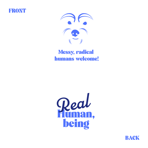 We need a hip, playful design for merch for our therapy practice Design by Alexandra Butuc