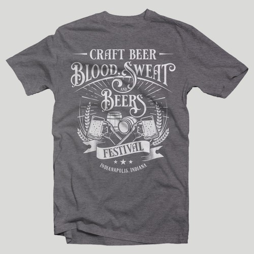 Creative Beer Festival T-shirt design Réalisé par PanBun29