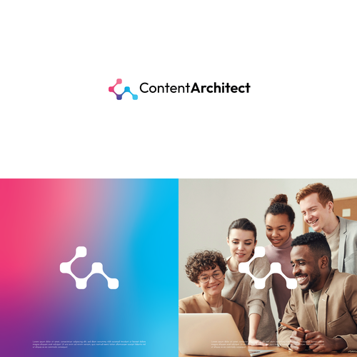 Design a standout logo and brand design for our Content company! Design by maskutut