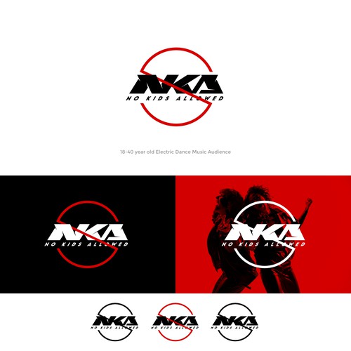 DJ Name Logo Needed for Marketing- NKA (No Kids Allowed) Design by chilibrand