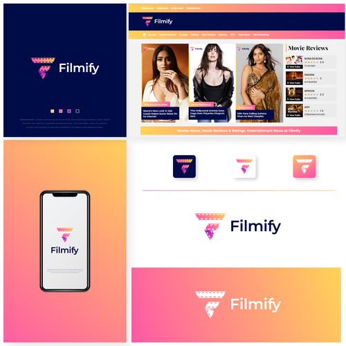 Need a vibrant logo for Indian entertainment website Design by CreativeJAC