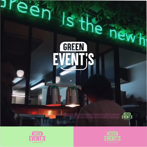 GREEN EVENT'S need his logo Design by • vantodes •