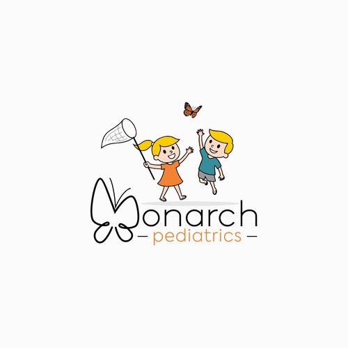 Design a kid friendly logo for a pediatric practice Design by Logood.id