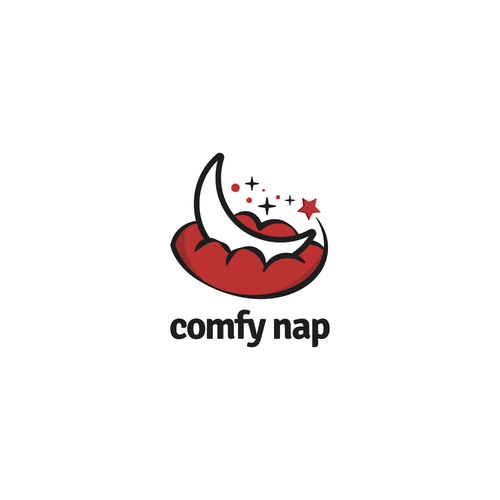 Comfy Nap logo Design by R. Kay