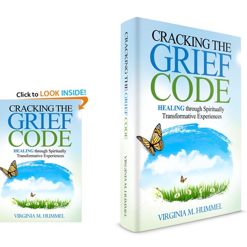 Create an intriguing paperback cover for Cracking the Grief Code Design by ArtSpark