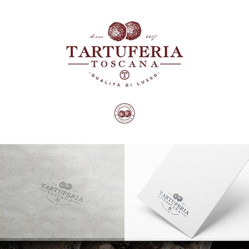 "Tartuferia toscana" ganador Logotipos