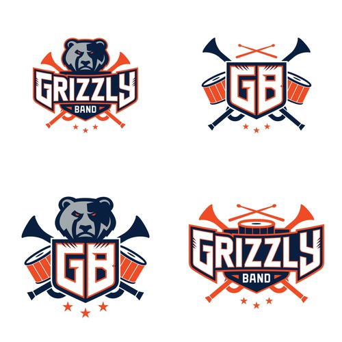 Create an exciting brand for a high school marching band Design by Kibokibo