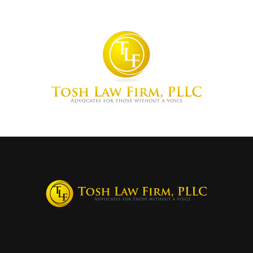 logo for Tosh Law Firm, PLLC Design by Amir ™