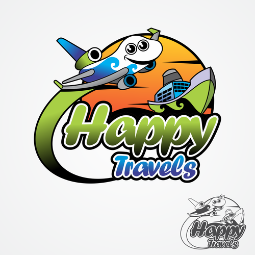 happy travel logo