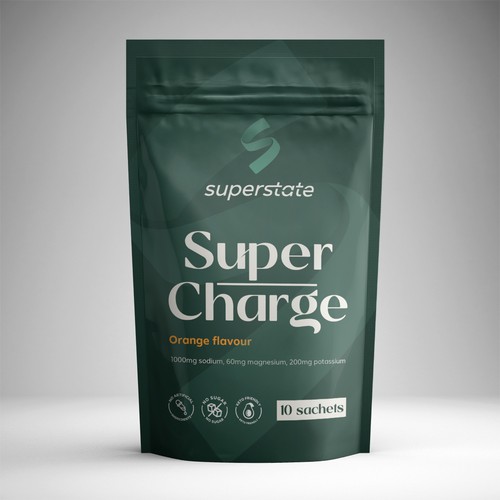 Packaging Design for a clean electrolyte supplement Design by DOOC.design