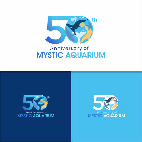 Mystic Aquarium Needs Special logo for 50th Year Anniversary デザイン by Grad™