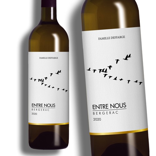 New label for a new french wine ! Design by Debdutta*