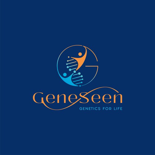 Netra_AirさんのGeneSeen logoデザイン