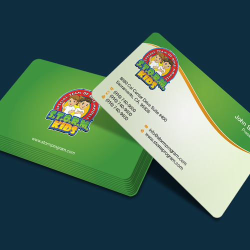 S.T.O.R.M. Program Business Card Design by FishingArtz