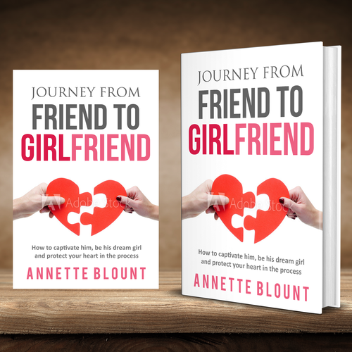 Design a book cover that is fun and playful to help single women experience love beyond friendship Design by praveen007