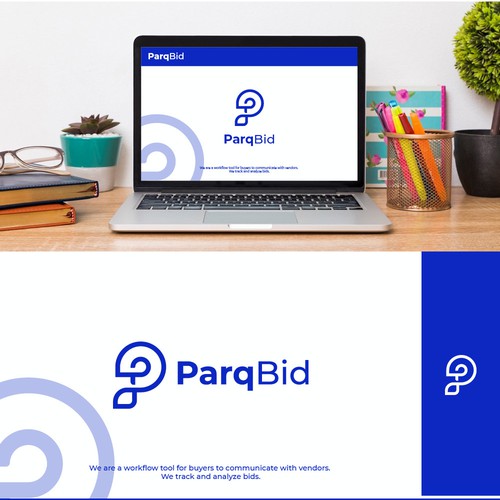 Powerful new Logo Design for team workflow tool to communicate with vendors. Design by Sqweeks!