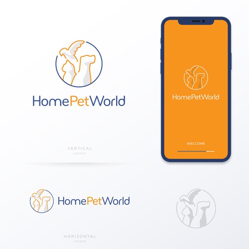 Brand for retail pet products Design by designing.infinity