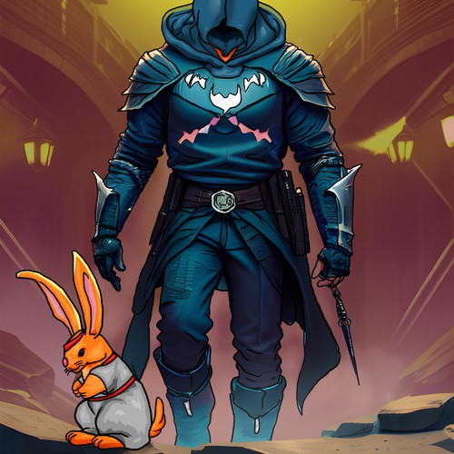 Assassin Rabbit Graphic Design by Amory_Send