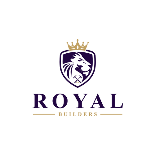 Design a "royal" logo for a new construction company startup. Design by Jeck ID