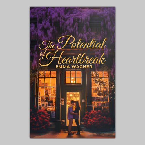 Silhouettes in love + sunshine + youthful + bookstore = The Potential of Heartbreak Design by EsoWorld