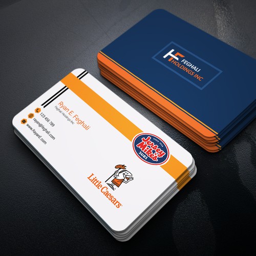 Design a modern business card for a multi-brand franchisee