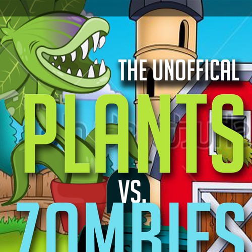 Kindle ebook Cover: Plants vs Zombies Strategy Guide Book Design by DezignManiac