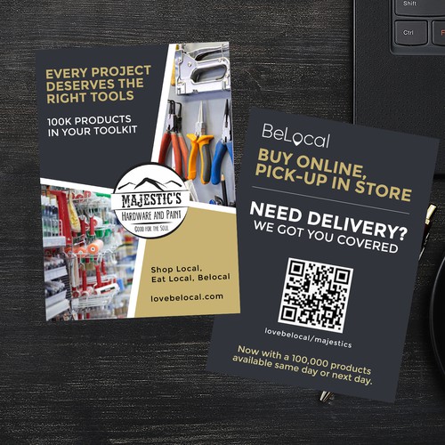 Postcard insert for advertising Design by BIG_BRAIN_AX