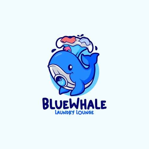 Unleash Your Creativity, Logo Design for "Blue Whale Laundry Lounge" Design by asmui11