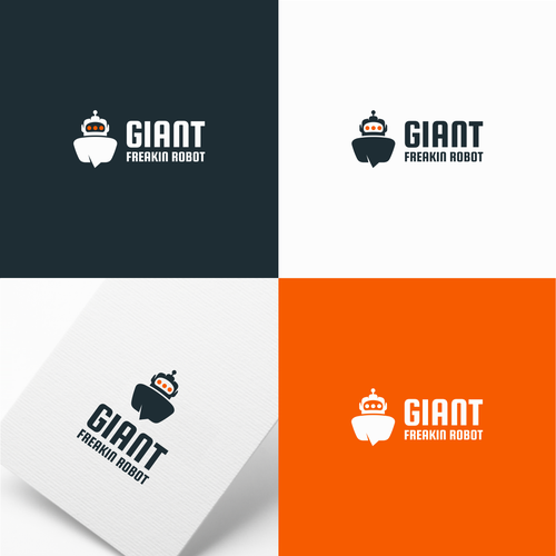 Minimalist, Classy Giant Robot Logo Wanted-ontwerp door BrandingDesigner