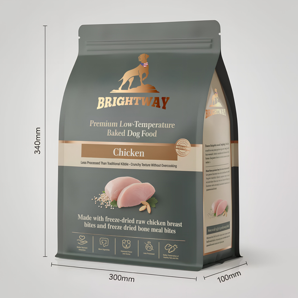Bag design for high end dog food