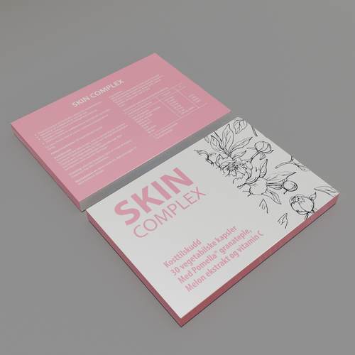 Box design for a advanced skin care supplement Design by i•d•a•d