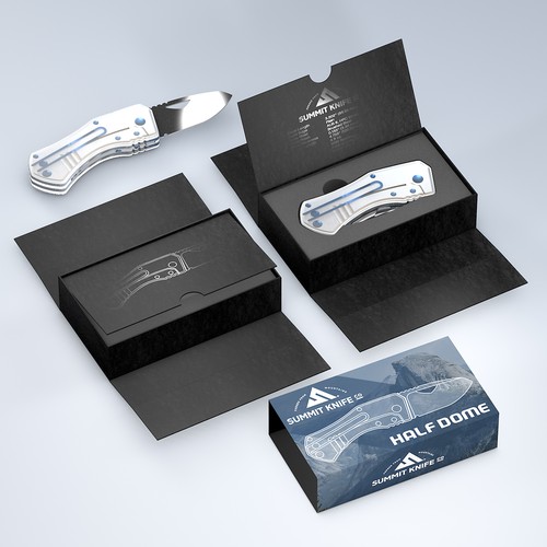 Premium EDC Knife Packaging Design Design by devel00per