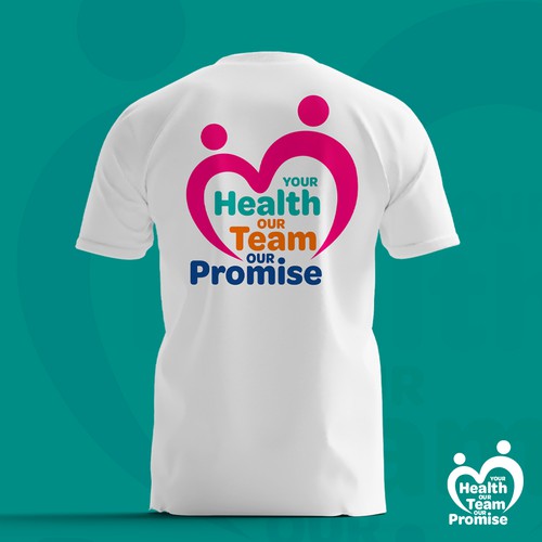 コンペ「Design the Winning Look for our T-Shirt – Our Team, Your Health: A Winning Combination」のデザイン by Archell Designsさん 