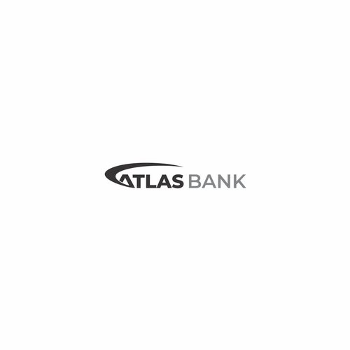 Logo for Atlas Online Bank. Design by Ok Lis