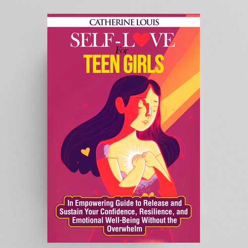 colorful cover to appeal to teen girls and their self-esteem Design by COMGUYZ