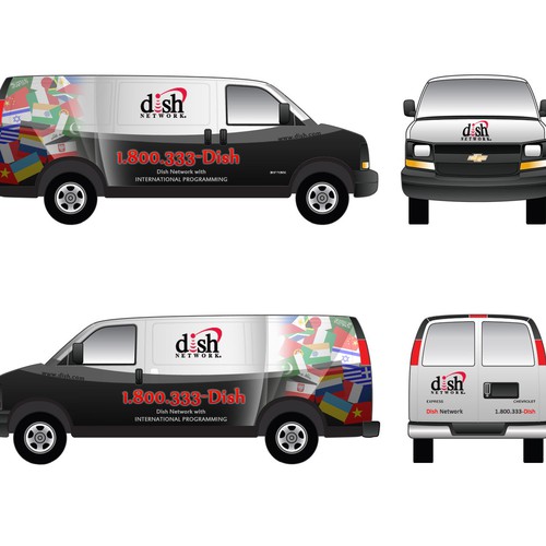 V&S 002 ~ REDESIGN THE DISH NETWORK INSTALLATION FLEET Design por RiCkYDesigns