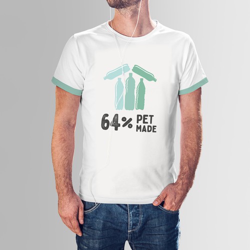 Recyceltes TShirt aus alten PET Flaschen TShirt Wettbewerb