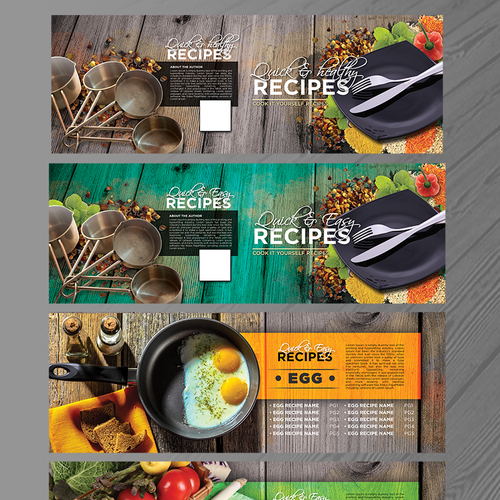 Cook Book Cover & Content Design Design by PA Design Studio